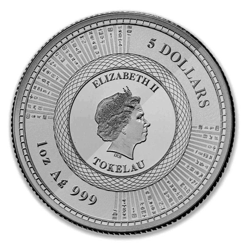 2020 1 oz Tokelau Silver Vivat Humanitas Coin BU (In Capsule) Buy