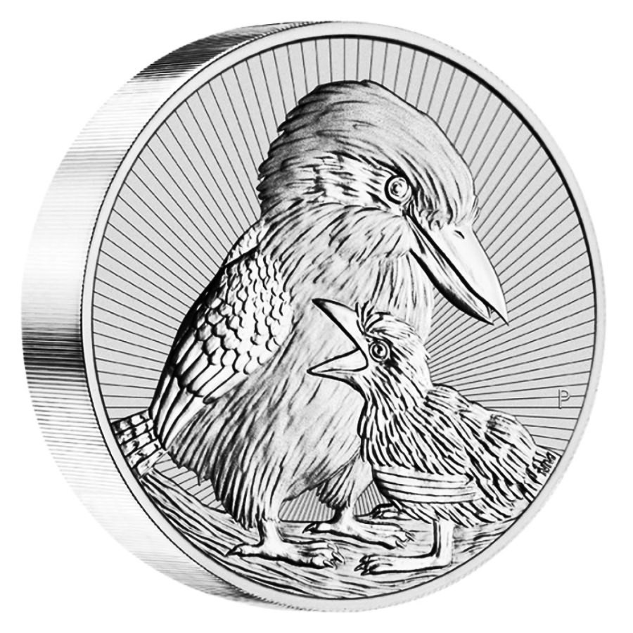 2020 10 oz Australia Silver Kookaburra Piedfort Next Generation Coin