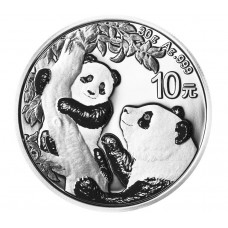 ﻿2021 30g China Silver Panda Coin BU (in capsule)