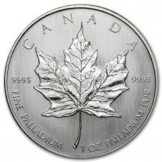 1 oz Canada Palladium Maple Leaf Coin BU