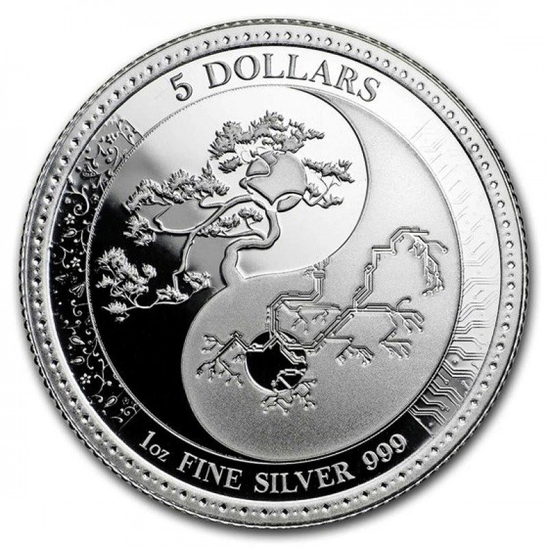2018 1 oz Tokelau Silver Equilibrium Coin BU (In Capsule) Buy Silver