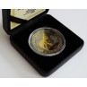 Ruthenium and Gold Gilded Wolf in box with CoA- Canada grey wolf silver coin VAT free