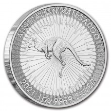 2021 1 oz Australia Silver Kangaroo Coin BU