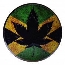 Canada Silver Maple Leaf Jamaican Coin 1 oz Colored and Ruthenium Plated